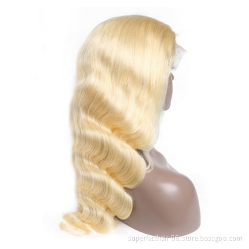 Superfect 613 lace frontal wigs transparent lace body wave human hair and 13*4 lace front wig
